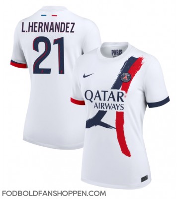 Paris Saint-Germain Lucas Hernandez #21 Udebanetrøje Dame 2024-25 Kortærmet